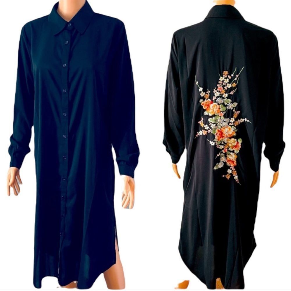 Antthony OriginalJersey Shirt Maxi Dress MEDIUM